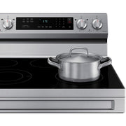  Samsung 30-inch Freestanding Electric Range with Rapid Boil™ NE63A6311SS/AA IMAGE 3