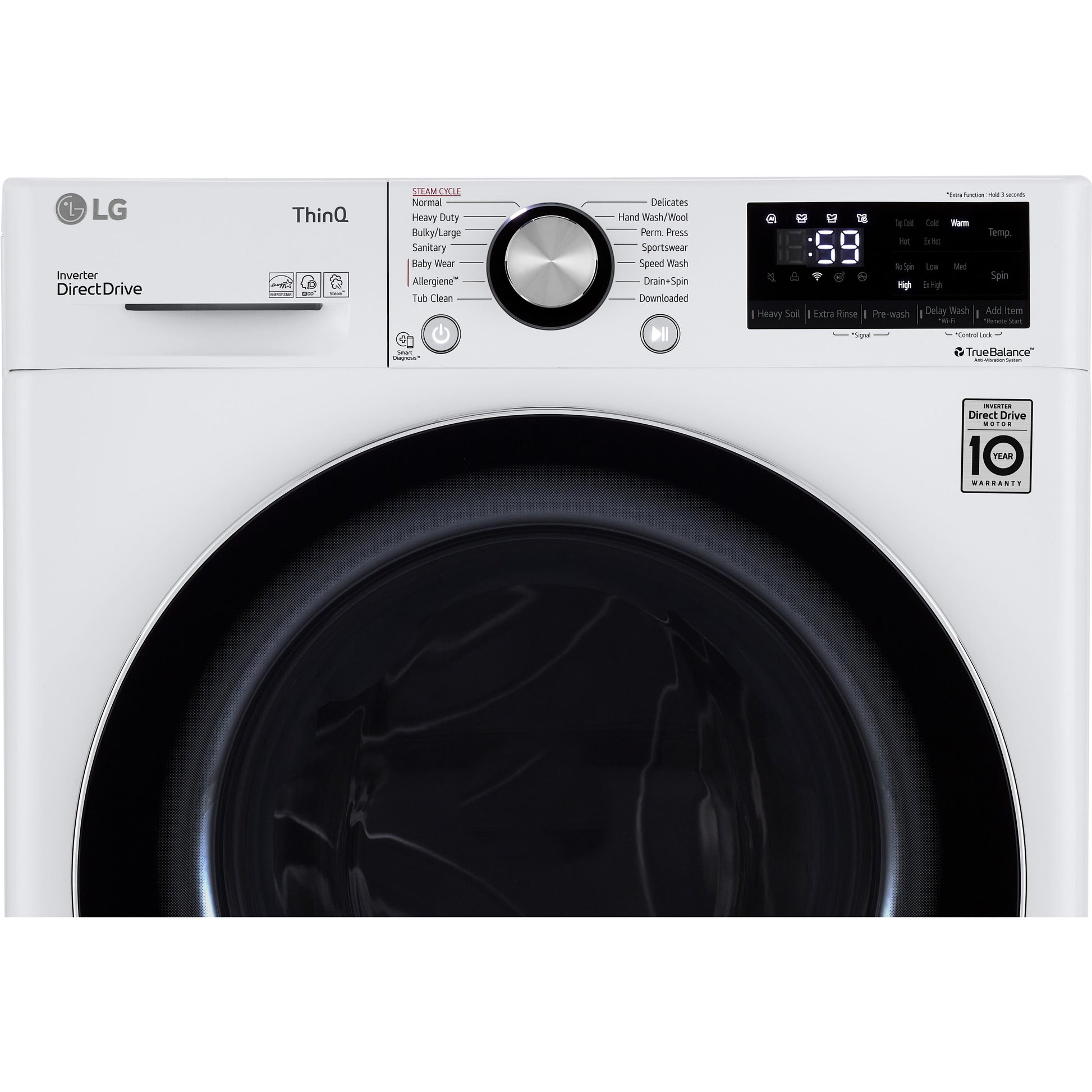  LG 2.4 cu. ft Front Loading Washer with ColdWash™ Technology WM1455HWA IMAGE 3