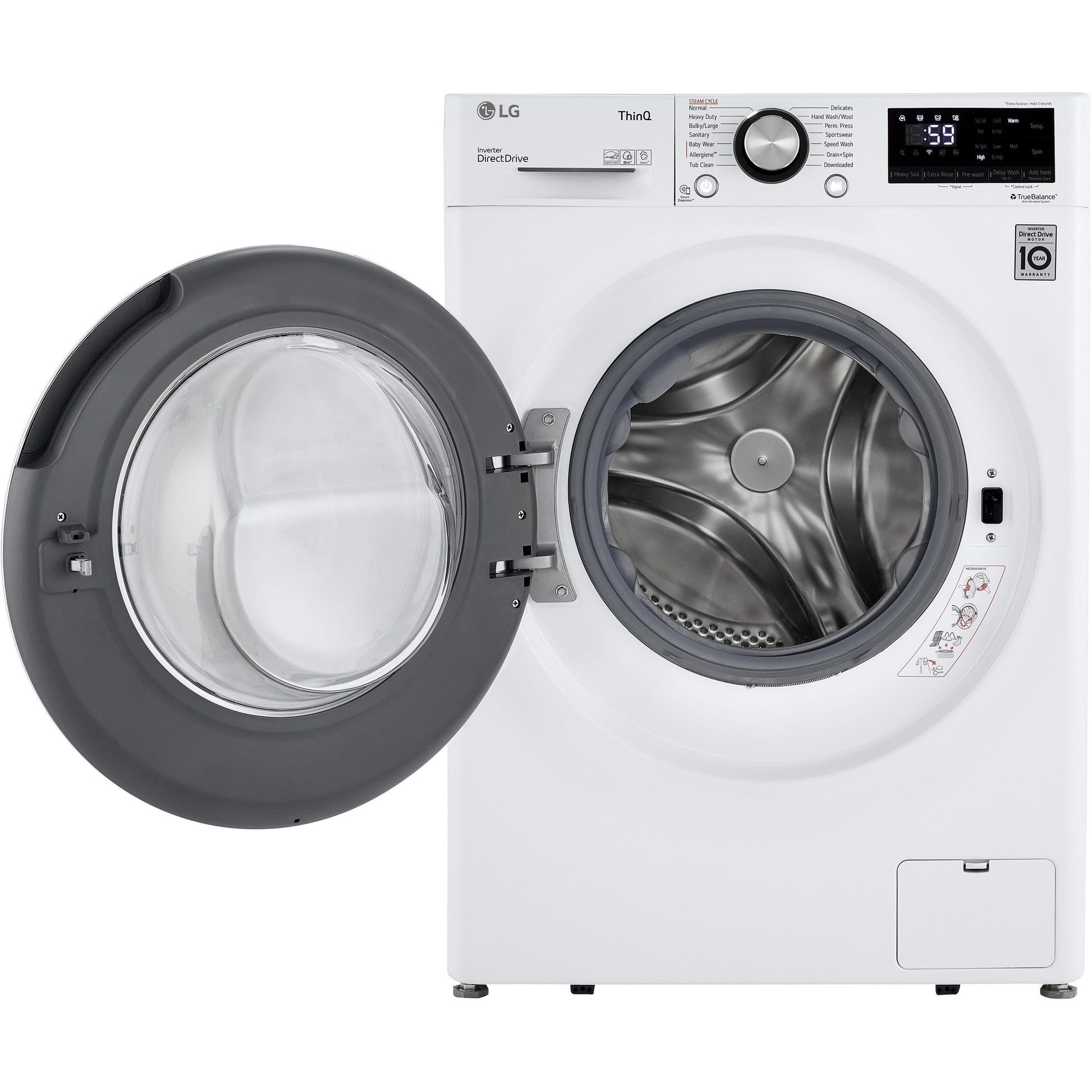  LG 2.4 cu. ft Front Loading Washer with ColdWash™ Technology WM1455HWA IMAGE 7