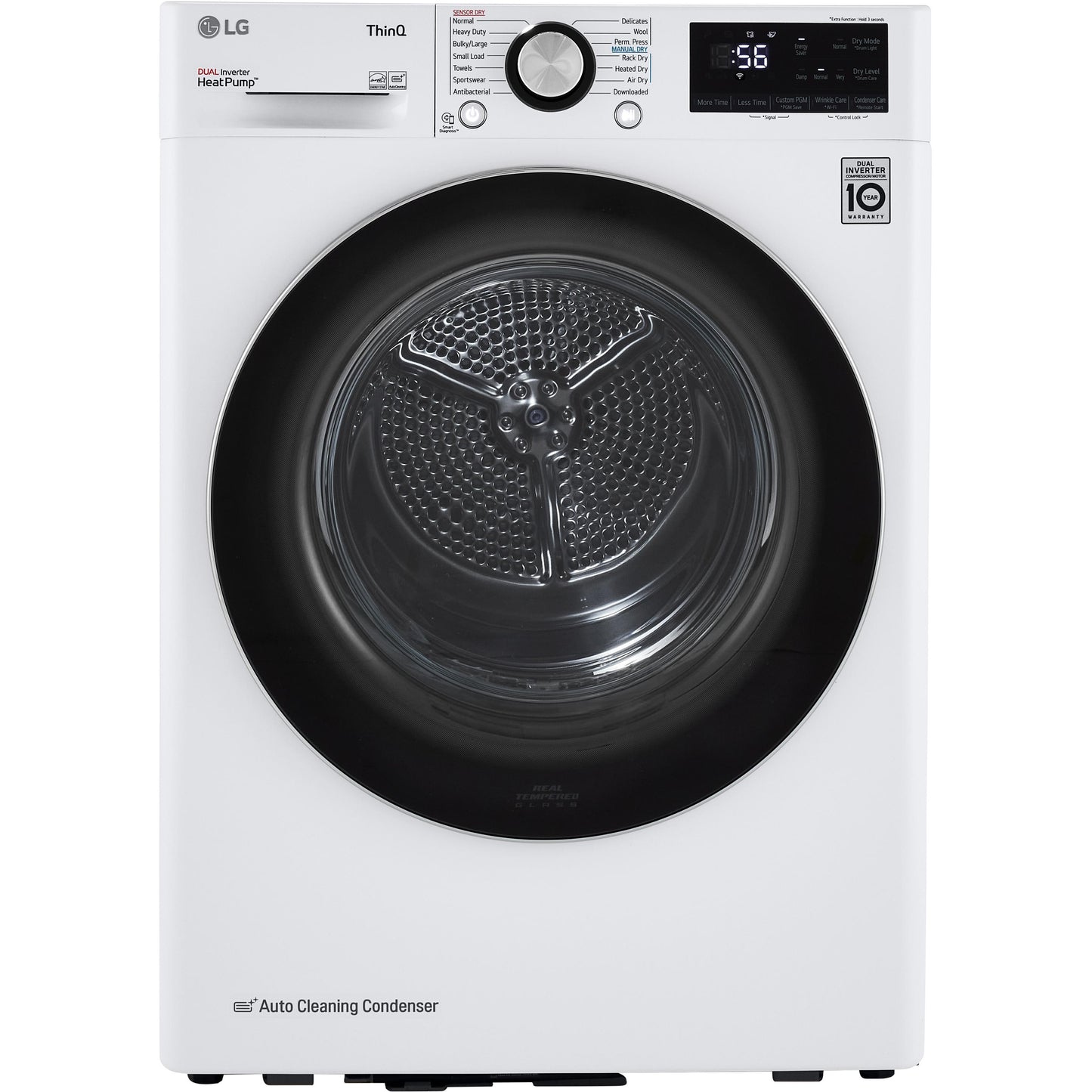  LG 4.2 cu.ft. Electric Dryer with ThinQ® Technology DLHC1455W IMAGE 1