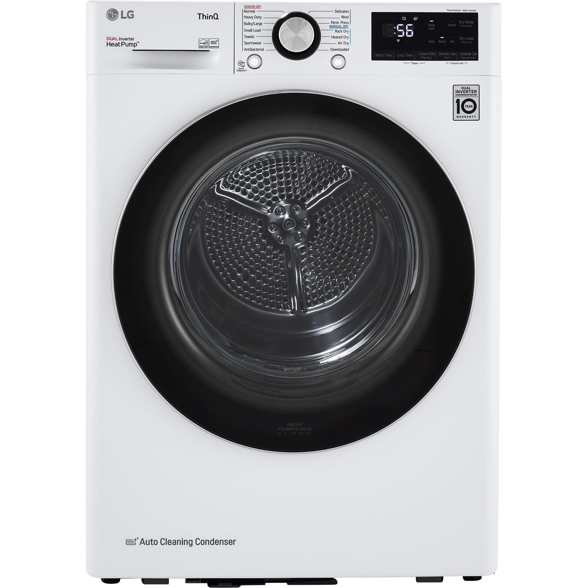  LG 4.2 cu.ft. Electric Dryer with ThinQ® Technology DLHC1455W IMAGE 1