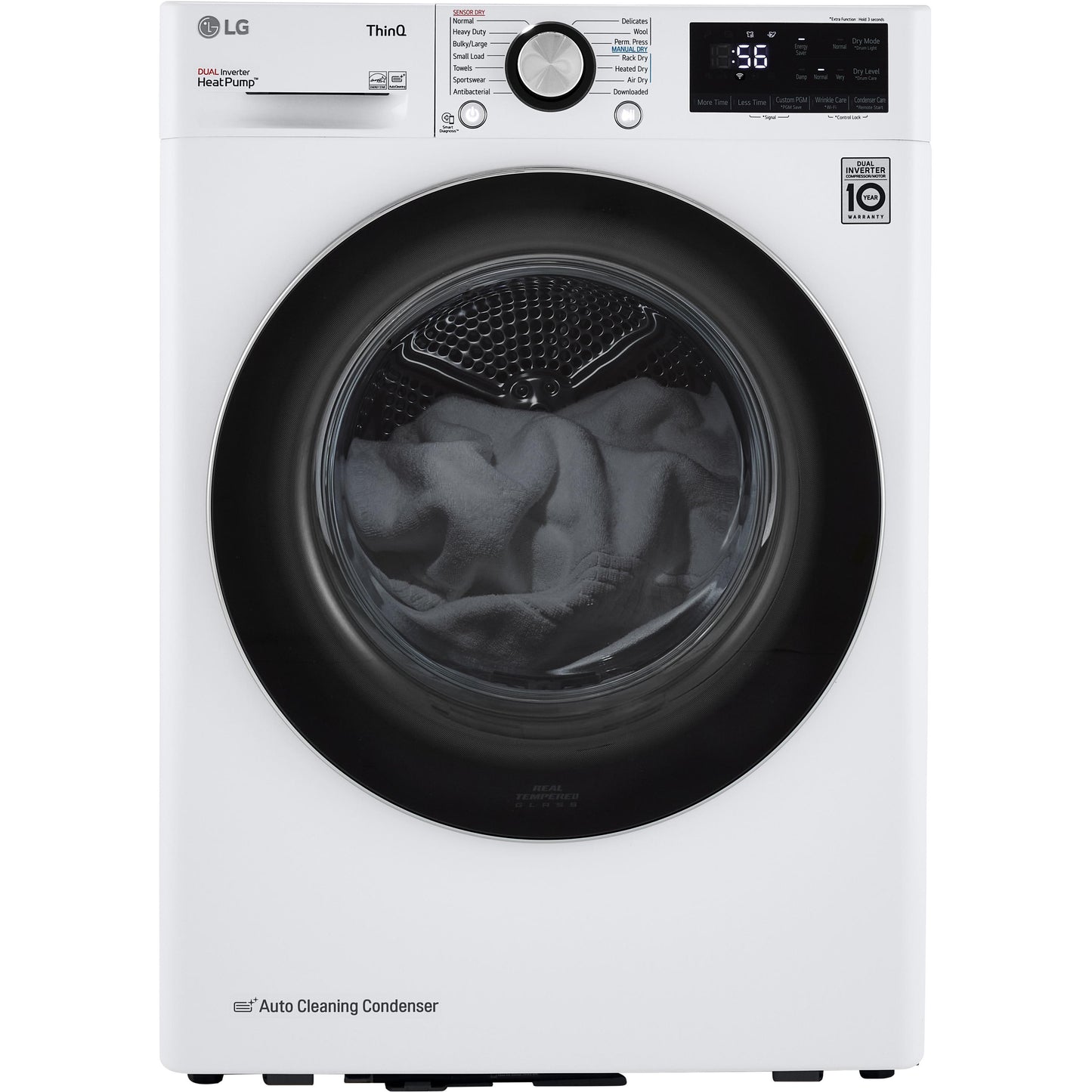  LG 4.2 cu.ft. Electric Dryer with ThinQ® Technology DLHC1455W IMAGE 2