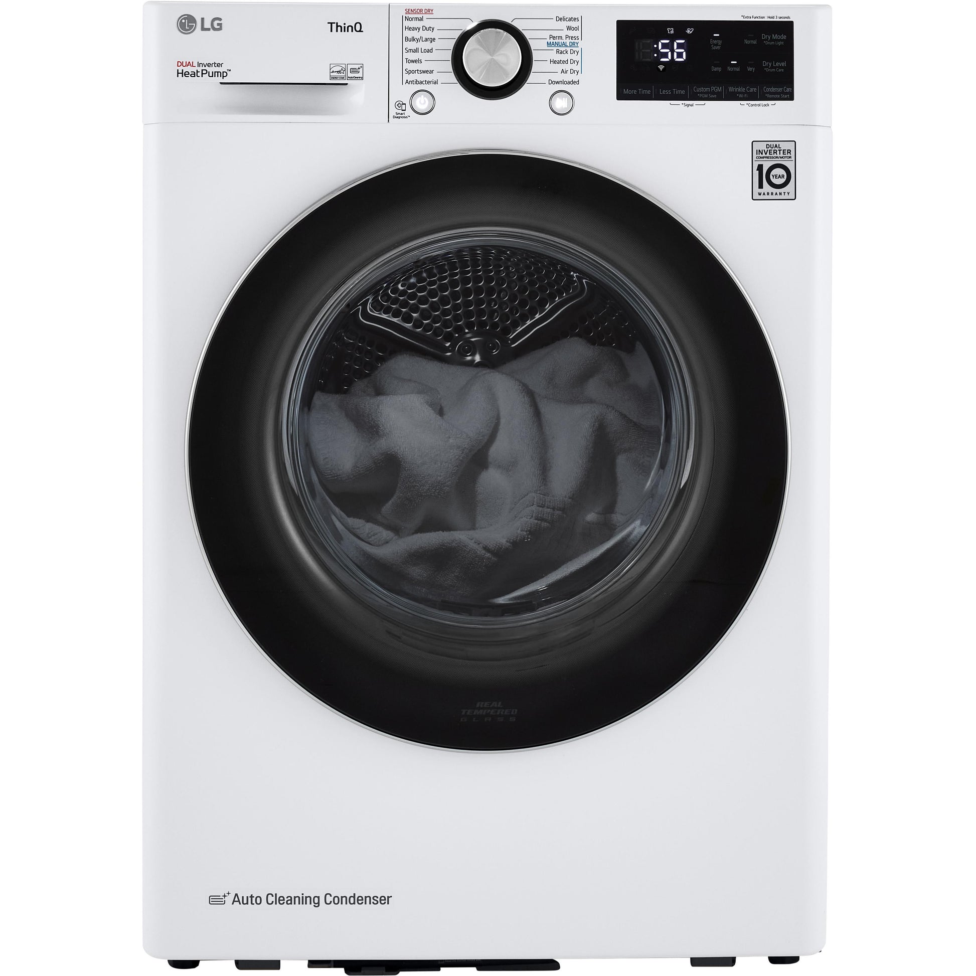  LG 4.2 cu.ft. Electric Dryer with ThinQ® Technology DLHC1455W IMAGE 2
