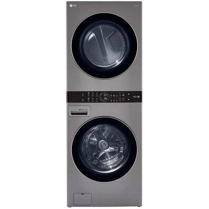  LG Stacked Washer/Dryer Electric Laundry Center with Center Control™ WKE100HVA IMAGE 1