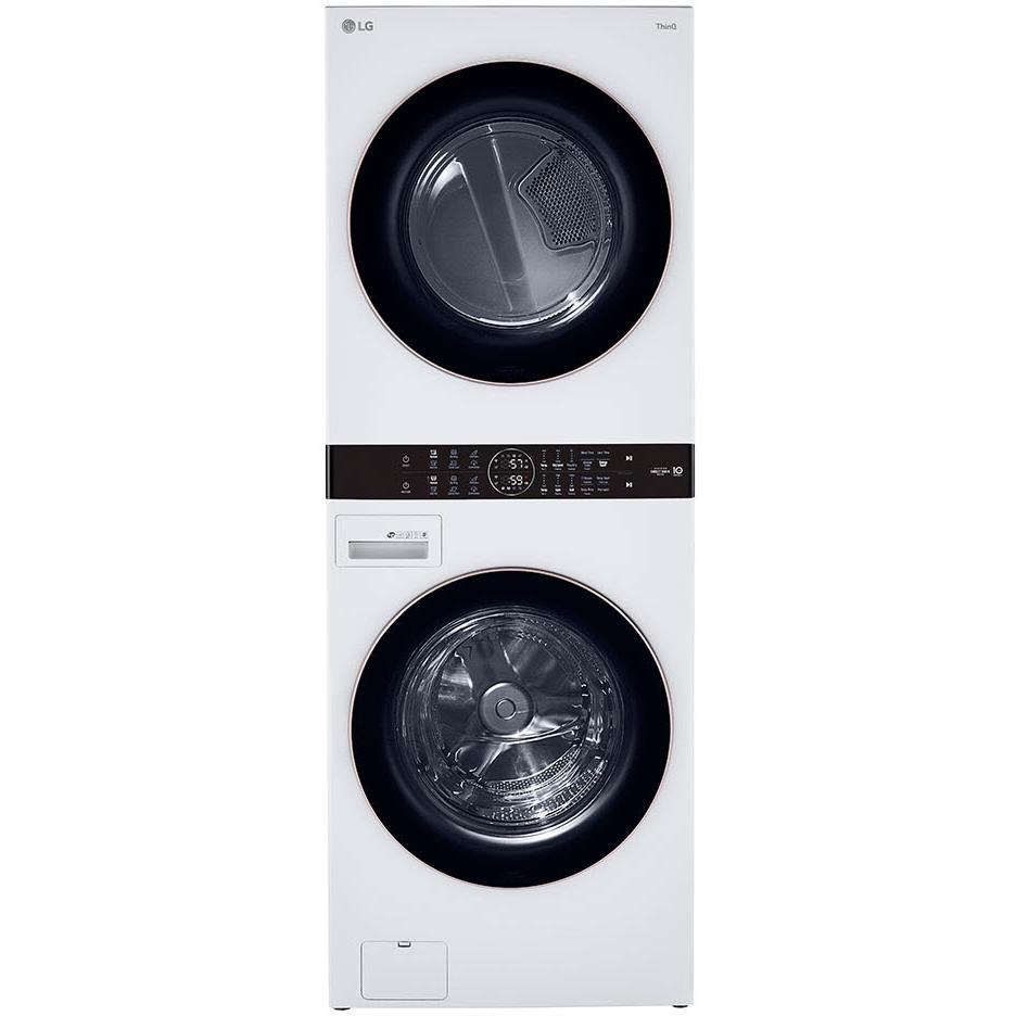  LG Stacked Washer/Dryer Gas Laundry Center with Center Control™ WKG101HWA IMAGE 1