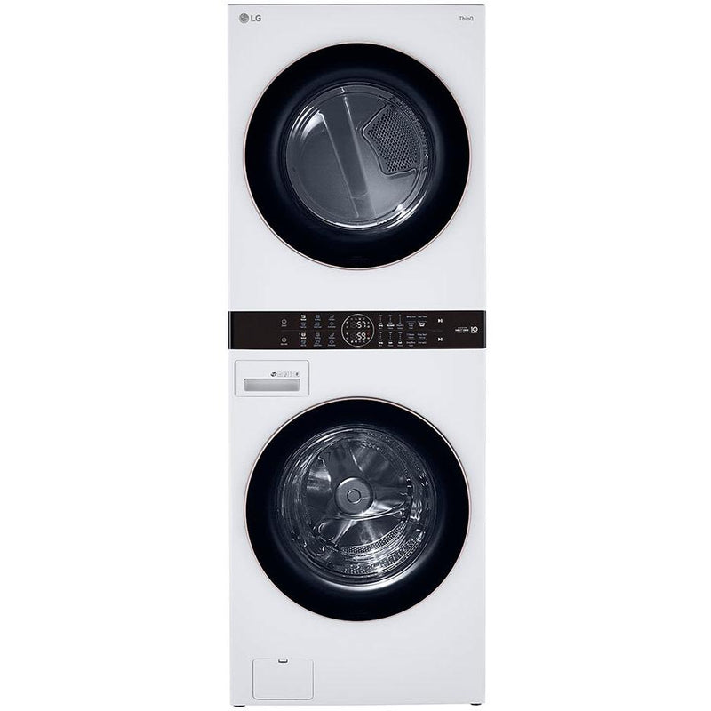 LG Stacked Washer/Dryer Gas Laundry Center with Center Control™ WKG101HWA
