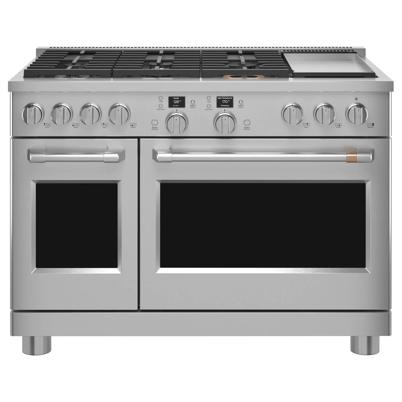 Café 48-inch Freestanding Dual-Fuel Range with 6 Burners and Griddle C2Y486P2TS1 IMAGE 1