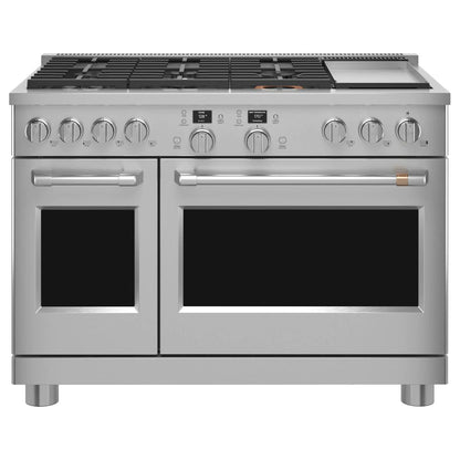  Café 48-inch Freestanding Dual-Fuel Range with 6 Burners and Griddle C2Y486P2TS1 IMAGE 1