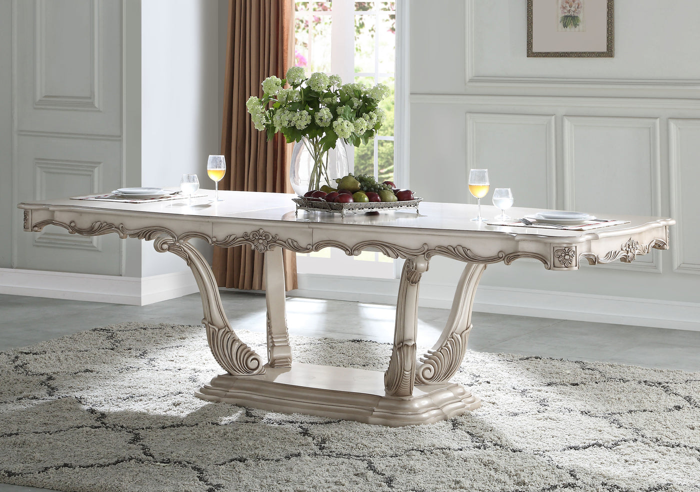Mesa de comedor extensible rectangular Gorsedd