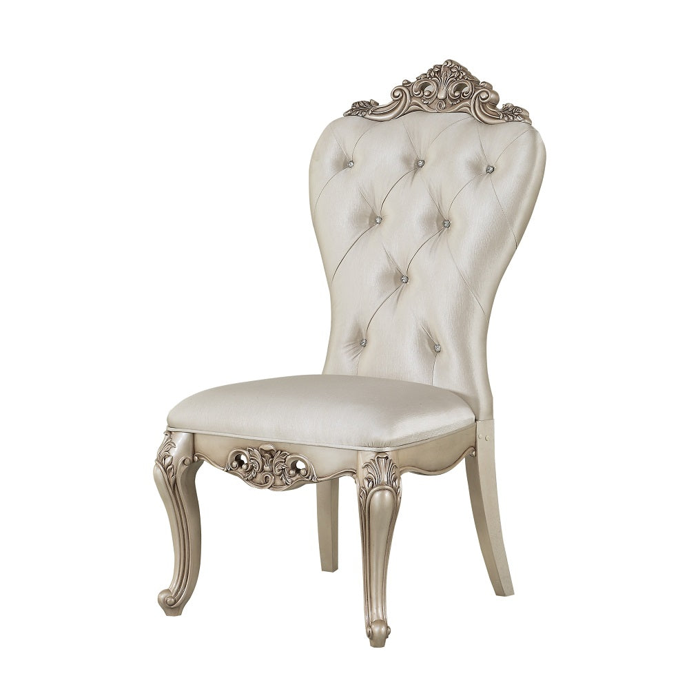 Silla lateral tapizada Gorsedd de 42 "de alto (juego de 2)