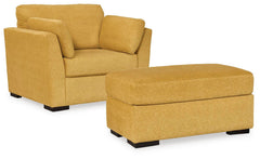 Keerwick Sofa, Loveseat, Chair and Ottoman