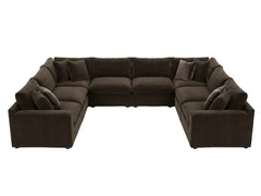 Maxton Heights 8PC Bittersweet Sectional