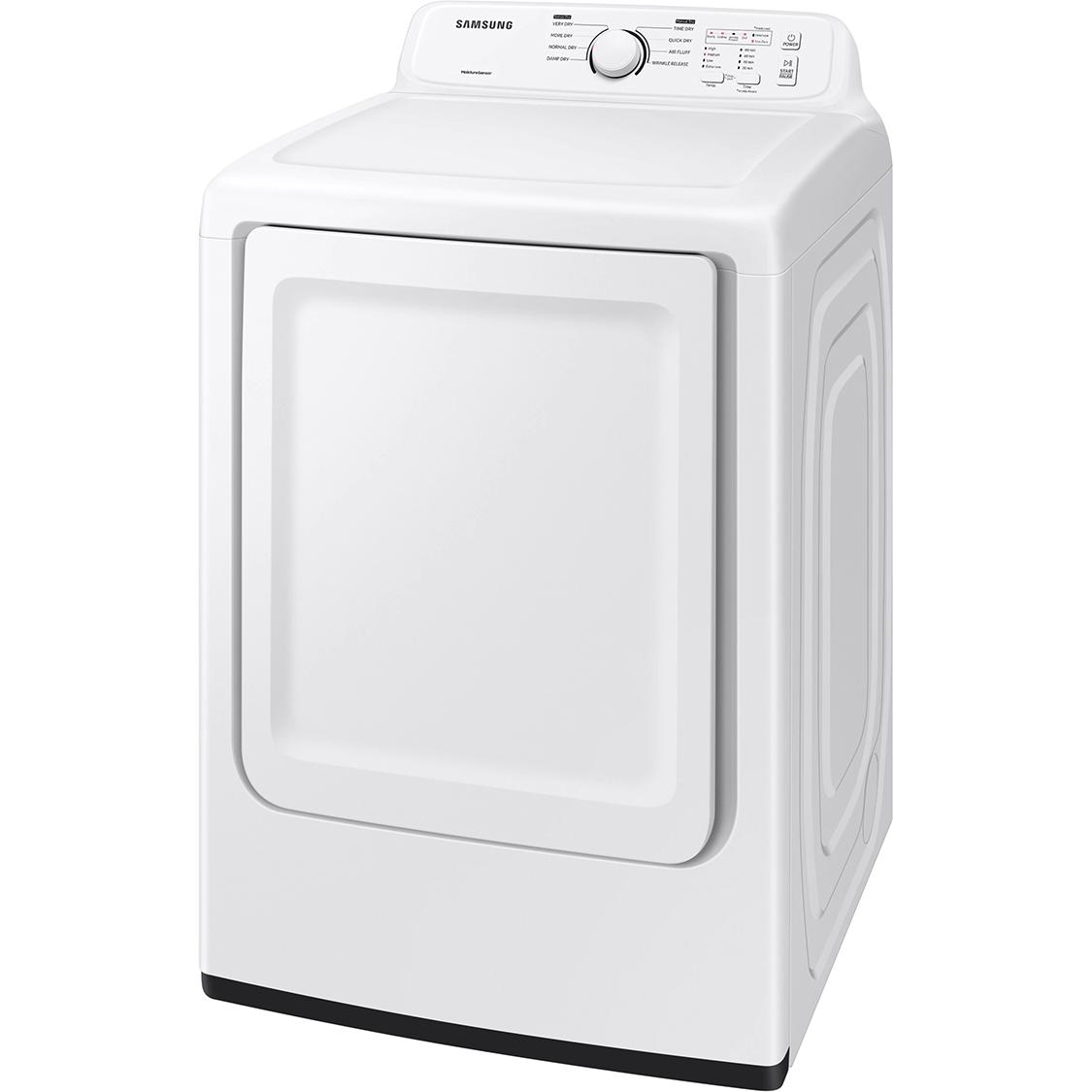 Samsung 7.2 cu.ft. Electric Dryer with 8 Dry Cycles DVE41A3000W/A3 IMAGE 3