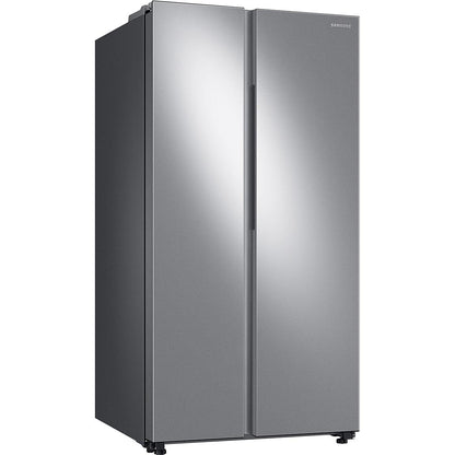  Samsung 36-inch, 22.6 cu.ft. Counter-Depth Side-by-Side Refrigerator with In-Door Ice Maker RS23A500ASR/AA IMAGE 3