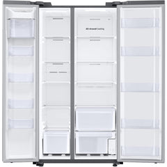  Samsung 36-inch, 22.6 cu.ft. Counter-Depth Side-by-Side Refrigerator with In-Door Ice Maker RS23A500ASR/AA IMAGE 4