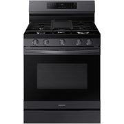  Samsung 30-inch Freestanding Gas Range with WI-FI Connect NX60A6511SG/AA IMAGE 1