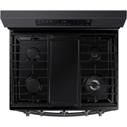 Samsung 30-inch Freestanding Gas Range with WI-FI Connect NX60A6511SG/AA IMAGE 7