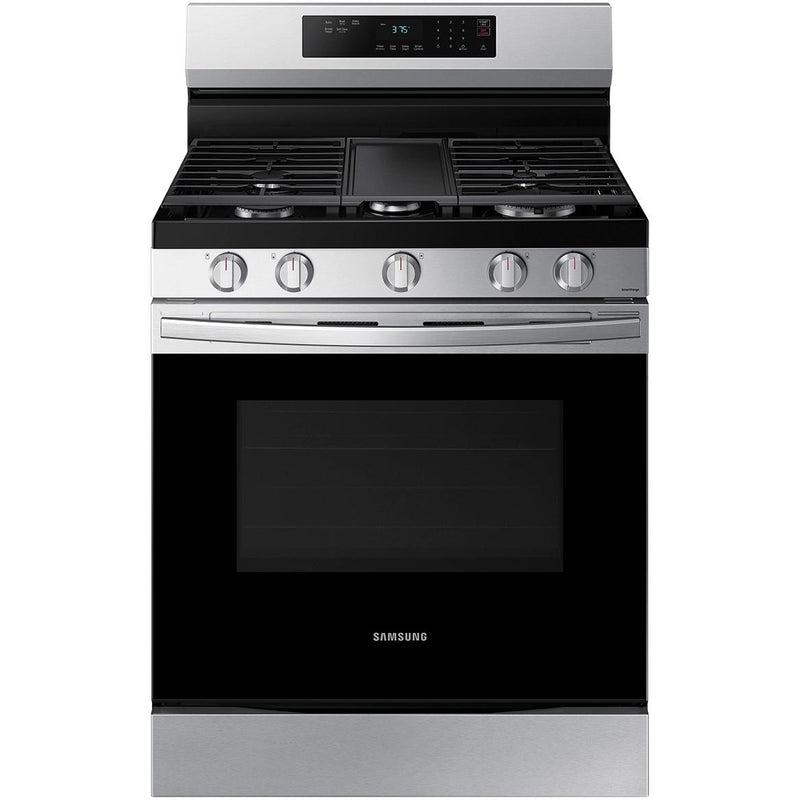 Samsung 30-inch Freestanding Gas Range with Wi-Fi Connect NX60A6311SS/AA