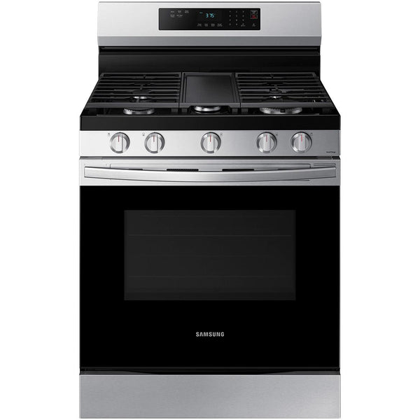 Samsung 30-inch Freestanding Gas Range with Wi-Fi Connect NX60A6311SS/AA