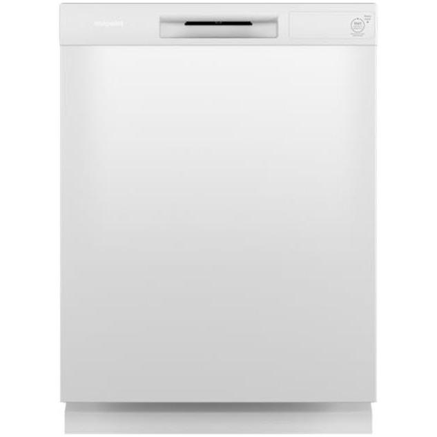  Hotpoint 24-inch Built-in Dishwasher with Plastic Interior HDF310PGRWW IMAGE 1