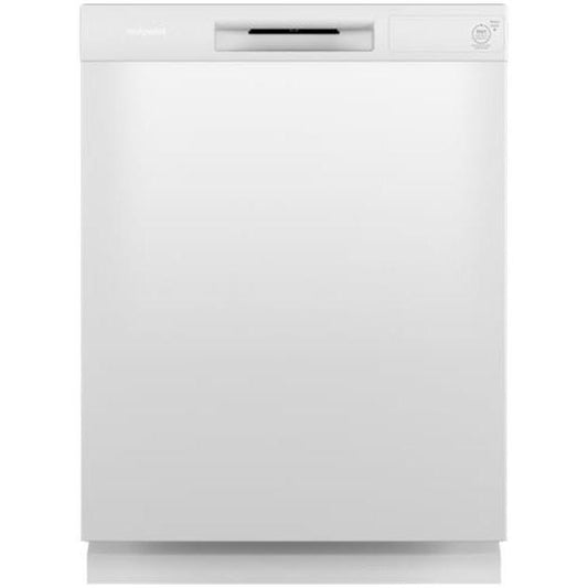  Hotpoint 24-inch Built-in Dishwasher with Plastic Interior HDF310PGRWW IMAGE 1