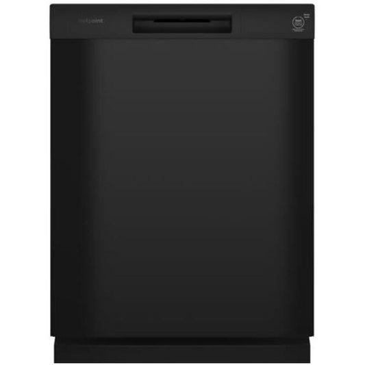  Hotpoint 24-inch Built-in Dishwasher with Plastic Interior HDF310PGRBB IMAGE 1