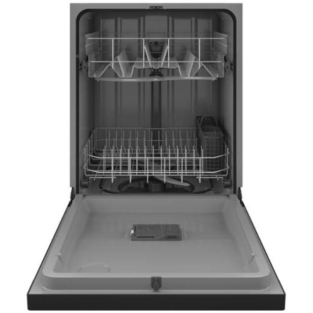 Hotpoint 24-inch Built-in Dishwasher with Plastic Interior HDF310PGRBB IMAGE 2
