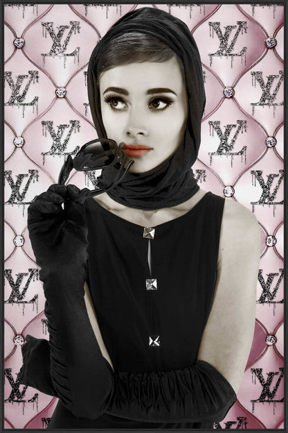 ''Elegant Portrait in Designer Style'' Gloss w/ Gel in Frame