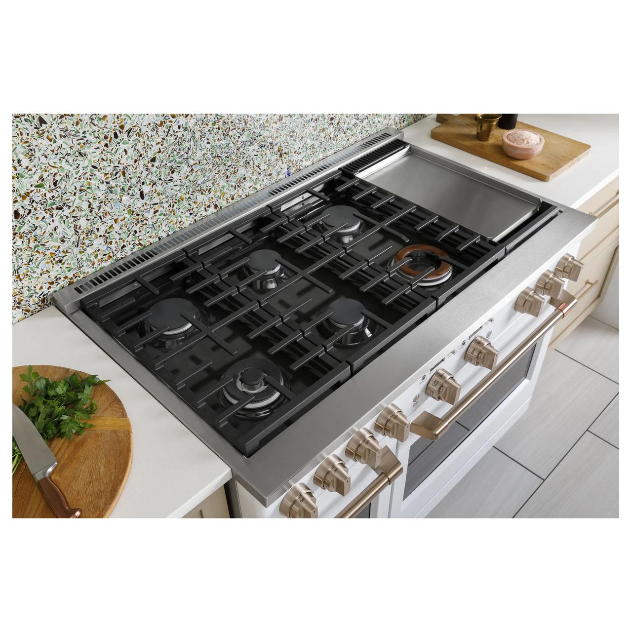  Café 48-inch Freestanding Dual-Fuel Range with 6 Burners and Griddle C2Y486P4TW2 IMAGE 7