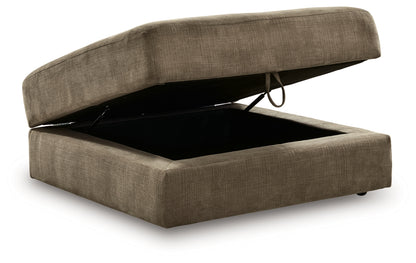 Camellia-Court Ottoman With Storage