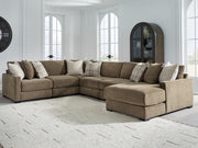 Camellia-Court 6-Piece Sectional with Chaise