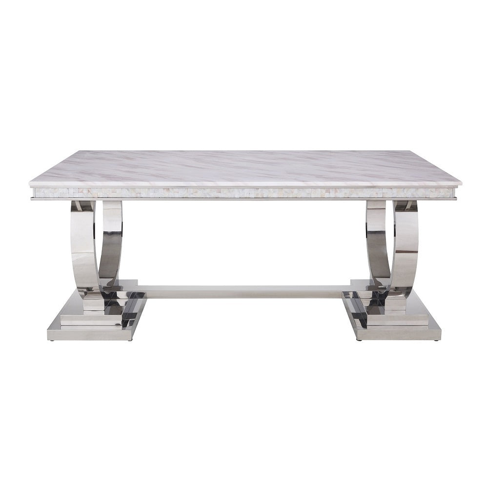Mesa de comedor rectangular Zander de 71" de largo