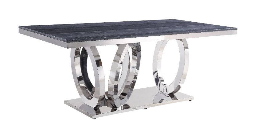 Mesa de comedor rectangular Nasir de 79" de largo