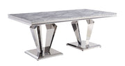 Mesa de comedor rectangular Satinka de 79" de largo