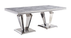 Mesa de comedor rectangular Satinka de 79" de largo