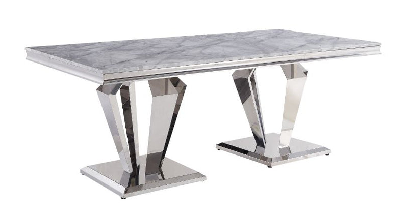 Mesa de comedor rectangular Satinka de 79" de largo