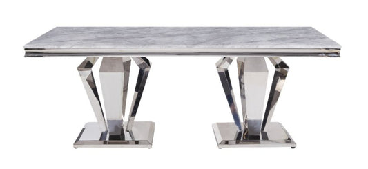 Mesa de comedor rectangular Satinka de 79" de largo