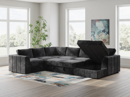 Armfield 4-Piece Sectional with Pop Up Sleeper and Chaise