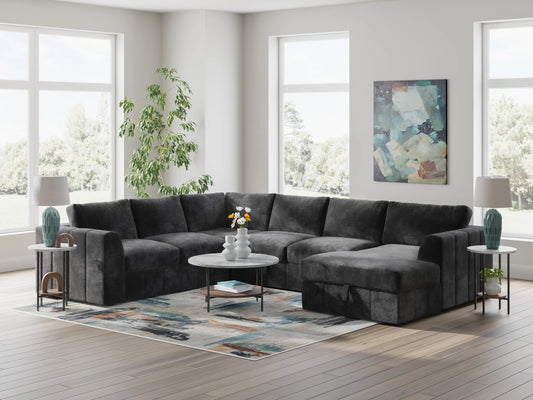 Armfield 4-Piece Sectional with Pop Up Sleeper and Chaise