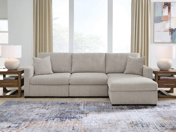 ModMax Luxe 3-Piece Sectional Sofa Storage Chaise