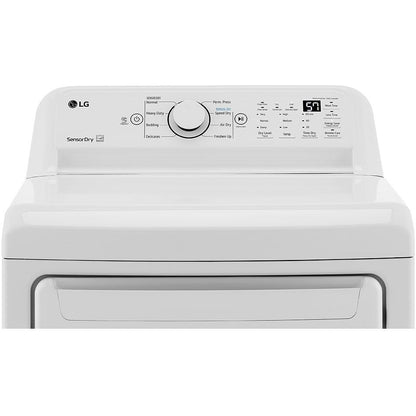  LG 7.3 cu.ft. Electric Dryer with Sensor Dry Technology DLE7000W IMAGE 2