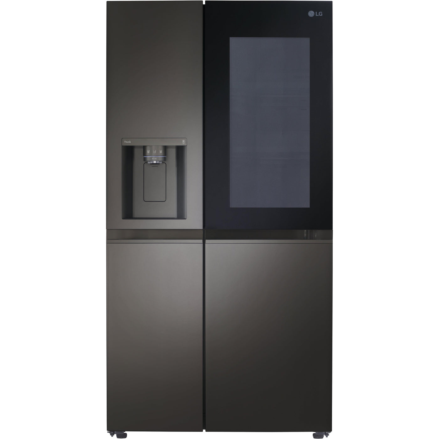  LG 36-inch, 27.1 cu.ft. Freestanding French 4-Door Refrigerator with InstaView® LRSOS2706D IMAGE 1