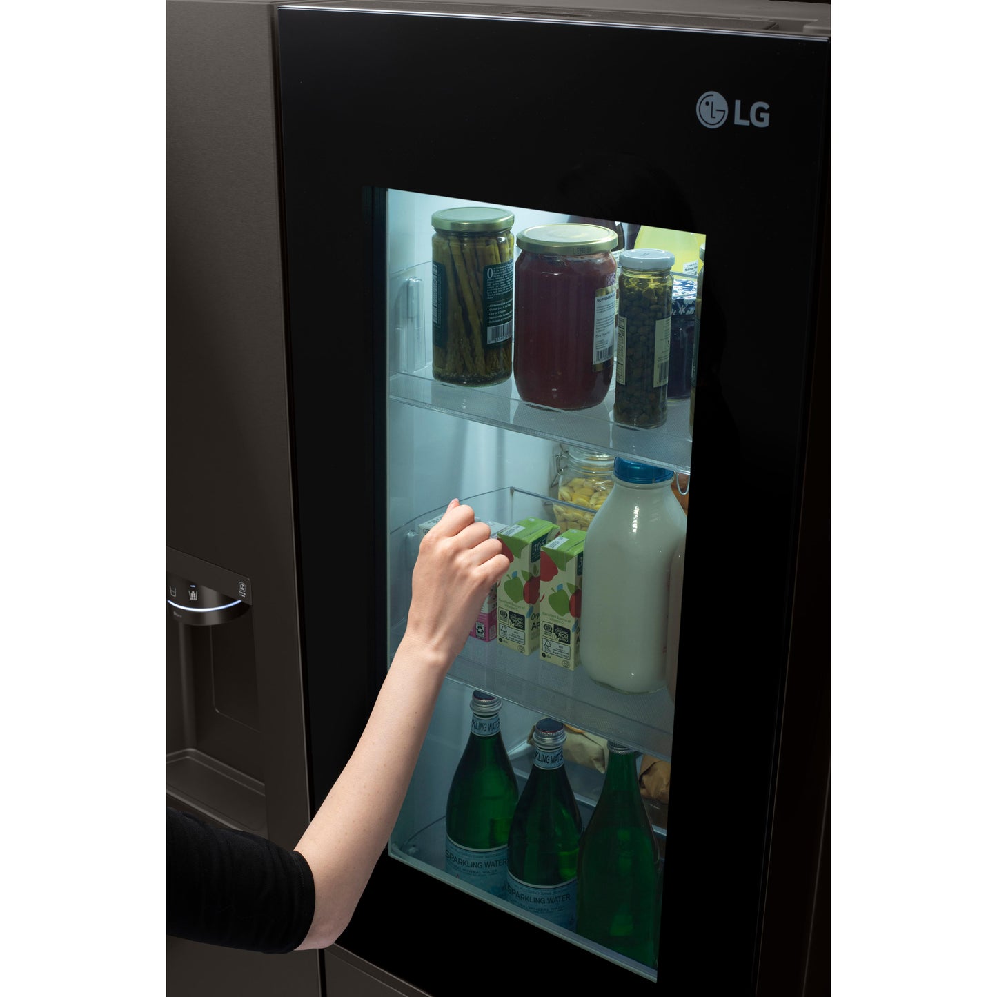 LG 36-inch, 27.1 cu.ft. Freestanding French 4-Door Refrigerator with InstaView® LRSOS2706D IMAGE 15