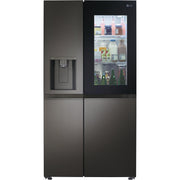  LG 36-inch, 27.1 cu.ft. Freestanding French 4-Door Refrigerator with InstaView® LRSOS2706D IMAGE 2