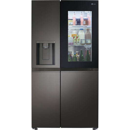 LG 36-inch, 27.1 cu.ft. Freestanding French 4-Door Refrigerator with InstaView® LRSOS2706D IMAGE 2
