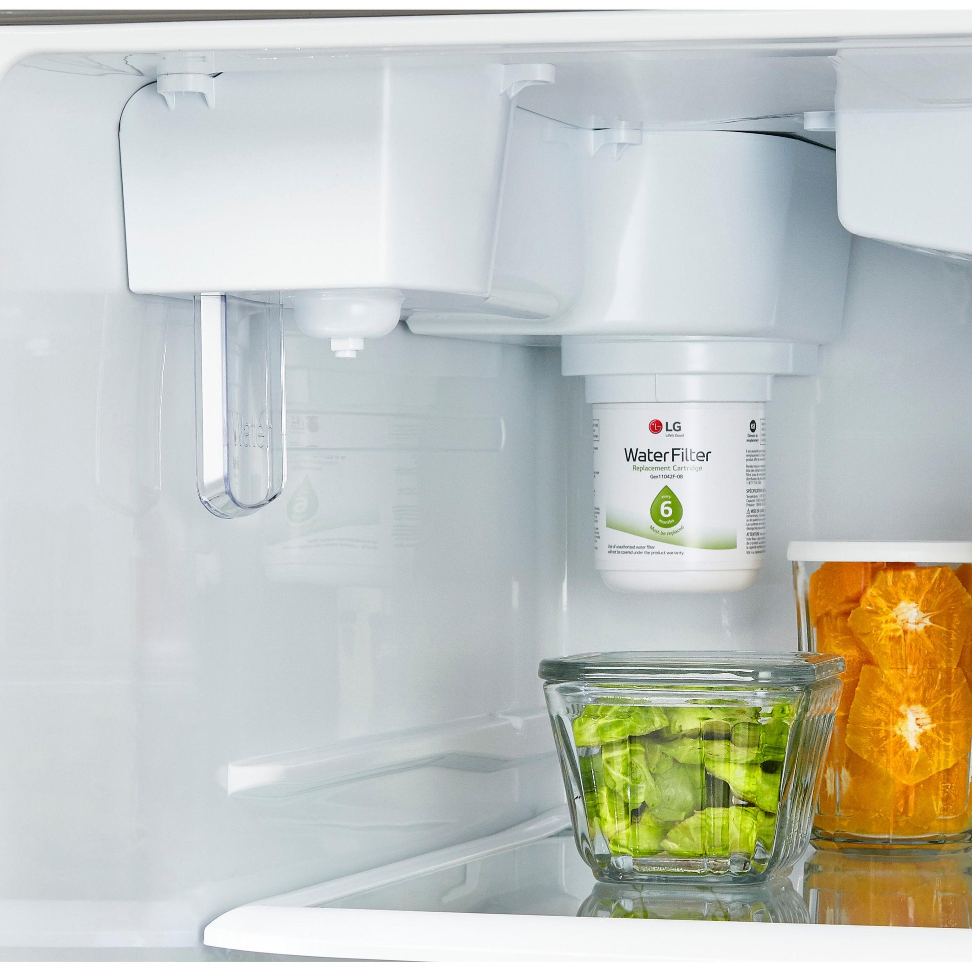 LG 33-inch, 24 cu.ft. Freestanding Top Freezer Refrigerator with Internal Water Dispenser LRTLS2403S IMAGE 16