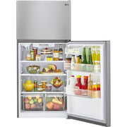  LG 33-inch, 24 cu.ft. Freestanding Top Freezer Refrigerator with Internal Water Dispenser LRTLS2403S IMAGE 8