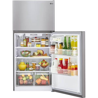 LG 33-inch, 24 cu.ft. Freestanding Top Freezer Refrigerator with Internal Water Dispenser LRTLS2403S IMAGE 8