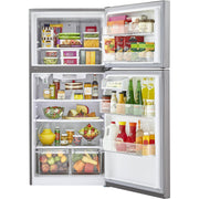  LG 33-inch, 24 cu.ft. Freestanding Top Freezer Refrigerator with Internal Water Dispenser LRTLS2403S IMAGE 9