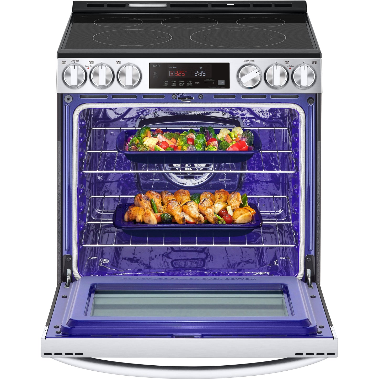 LG 30-inch Slide-in Electric Range with Air Fry Technology LSEL6333F IMAGE 4